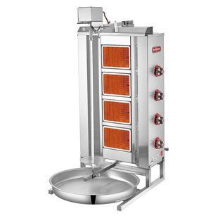Апарат для шаурми газовий 2166 LPG SILVER (CV)041207 фото