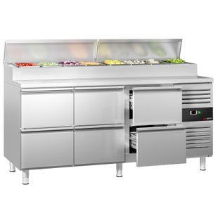 Стіл холодильний саладета ZBG207N6D GGM Gastro (салат-бар) (BI)034671 фото