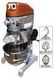 Профессиональный планетарный миксер SP-30A-E Spar Mixer (BP)005790 фото 2