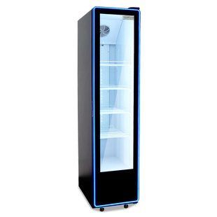 Холодильна шафа BC380NBW2LEDBLUE GoodFood, чорно-біла, 313 л. (BE)037733 фото