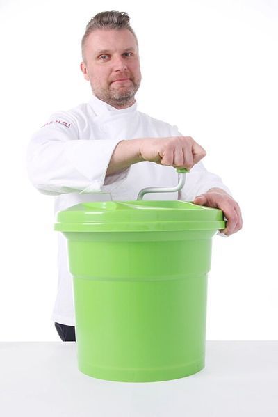 Центрифуга для сушіння салату 222560 Hendi 25л (DW)031345 фото
