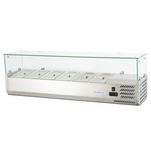 Вітрина для топінгу GF-VRX1500/380-H6C GoodFood (BE)035242 фото