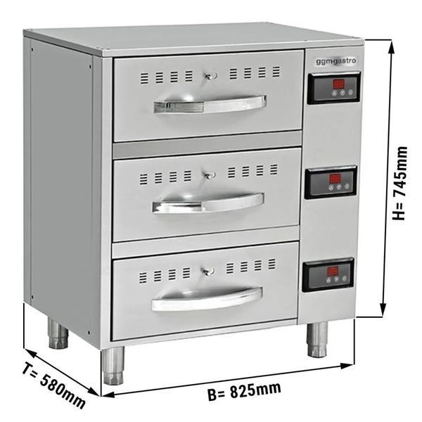 Шафа теплова WSE3S GGM Gastro (BI)006971 фото