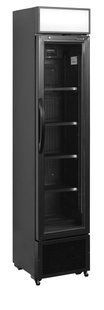 Холодильна шафа вузька FSC175H BLACK Tefcold (DF)036239 фото