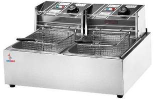 Професійна фритюрниця EEF8+8 Airhot (CF)037250 фото