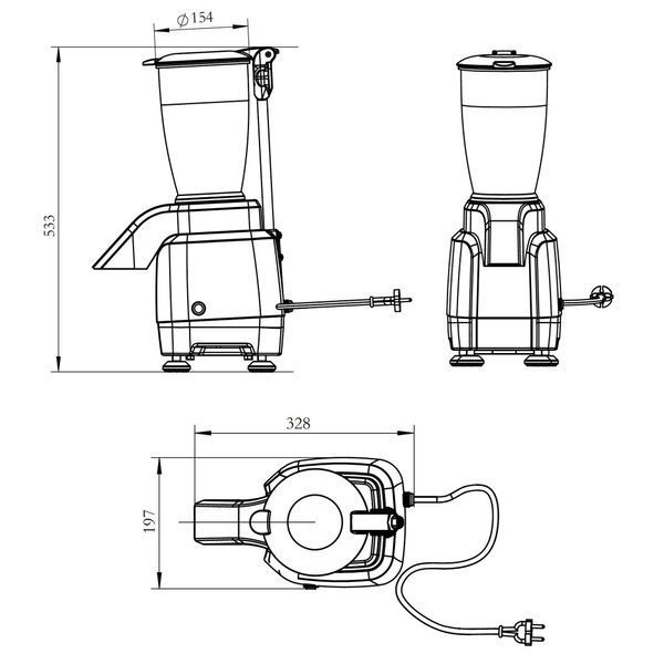 Льдокрошитель ECTA80 GGM Gastro (измельчитель льда) (BI)006791 фото