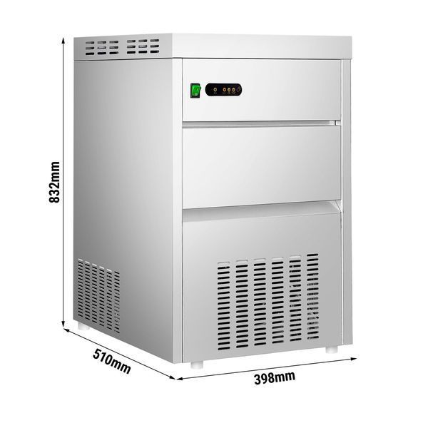 Льодогенератор лускатого льоду EFBH358-N GGM GASTRO (BI)037996 фото