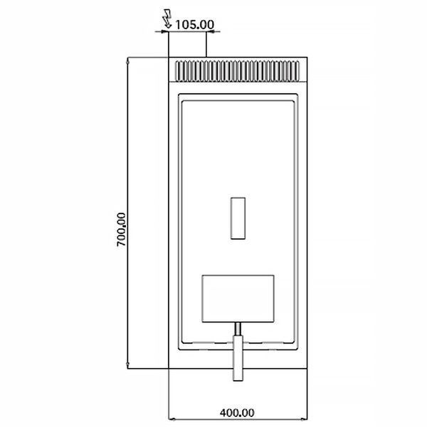Професійна фритюрниця EFB479E-10 GGM Gastro (BI)008133 фото