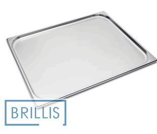 Гастроємність Brillis н/ж сталь GN 2/1-20 мм (650x530x20мм) (CB)035539 фото
