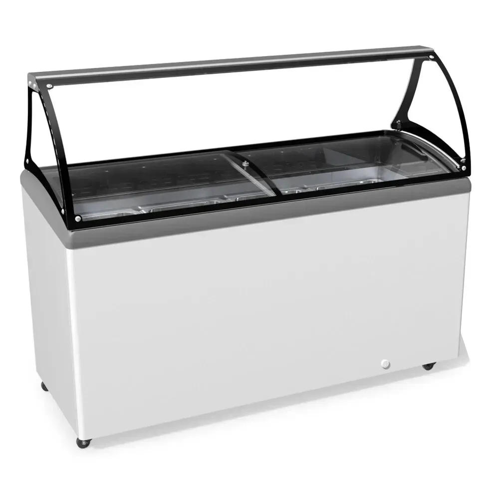 Морозильна вітрина з гнутим склом JUKA M600SL