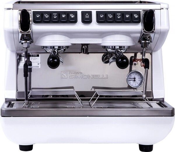Профессиональная кофемашина APPIA Life Compact 2GR V Nuova Simonelli (белая) (AC)032635 фото