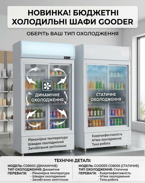 Холодильный шкаф CD800S GOODER (BV)038090 фото