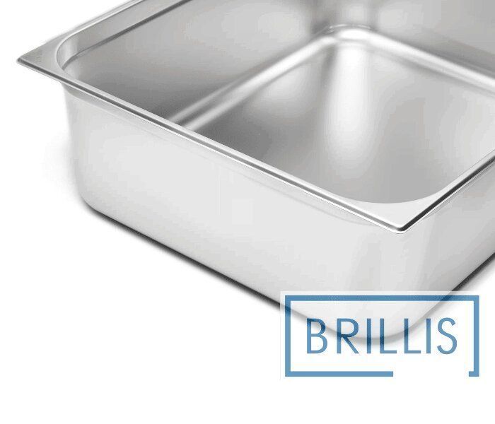 Гастроємність Brillis н/ж сталь GN 2/1-200 мм (650x530x200мм) (CB)035544 фото