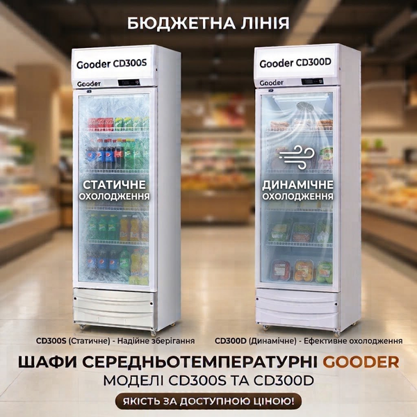 Холодильна шафа CD300D GOODER (BV)038093 фото