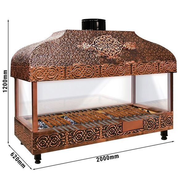 Гриль угольный медный KGOA20 GGM GASTRO (BI)036771 фото