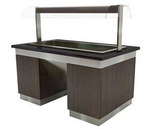 Салат-бар линии раздачи BMIN119 GGM Gastro (тепловой, 4 х GN 1/1) (BI)007793 фото