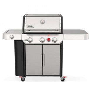 Гриль газовий Genesis S-335 Weber (35400075) кришка нерж сталь (AV)031269 фото