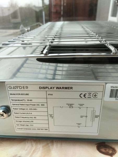 Теплова вітрина XCR-50L Cube GOODER (BV)036503 фото