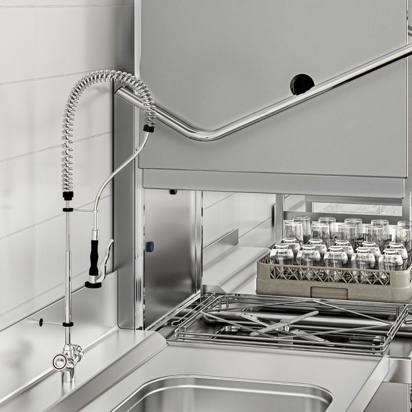Купольна посудомийна машина DS430L-EK#SET-R GGM GASTRO (BI)007344 фото