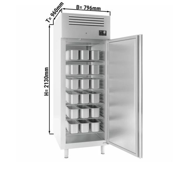 Морозильна шафа для морозива ETEI81T1 GGM Gastro 1628 л (BI)031877 фото