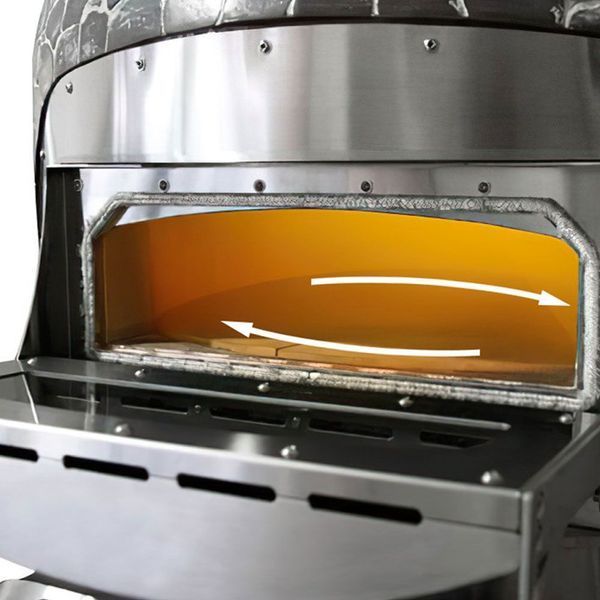 Піч для піци SPOE01N GGM Gastro (електрична, обертається, кам'яний под) (BI)007114 фото