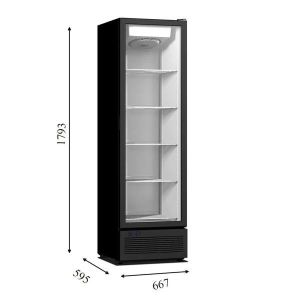 Холодильна шафа CR 400 Crystal 410 л (BQ)010571 фото