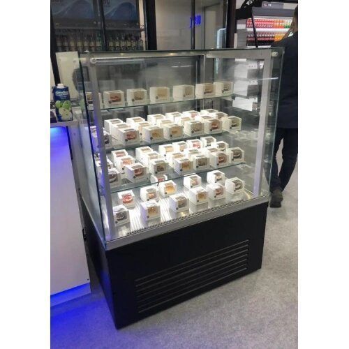 Кондитерська вітрина Juno DK Cube 0,7 UBC (склопакет) (CW)036891 фото