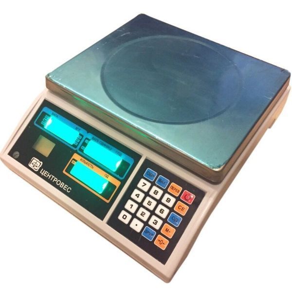Весы торговые настольные ВТЕ-15-Т3С2 Центровес (фасовочные) (CQ)000621 фото