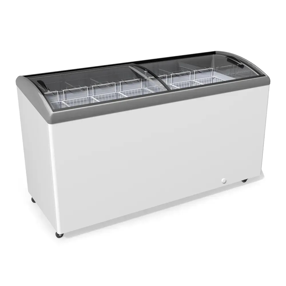 Морозильна скриня з гнутим розсувним склом JUKA N600S (-5С...+5С)