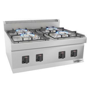 Профессиональная плита газовая GHK800-E GGM Gastro (BI)006802 фото