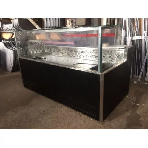 Витрина для мяса и рыбы ВХСКУ ЭЛЕГИЯ КУБ 1.8 Айстермо (AX)033105 фото