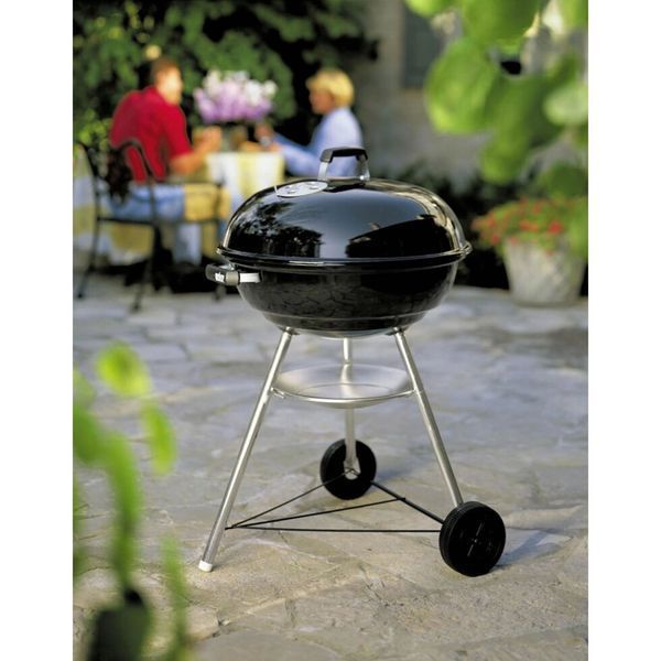 Гриль угольный Compact Kettle 57 см Weber (1321004) (AV)055200 фото