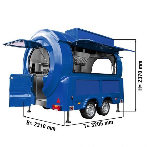 Фургон для фастфуда MFO-FF2-B GGM GASTRO (BI)034960 фото