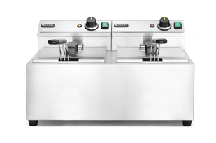 Профессиональная фритюрница MasterCook 207307 Hendi (8+8л) (DW)030895 фото